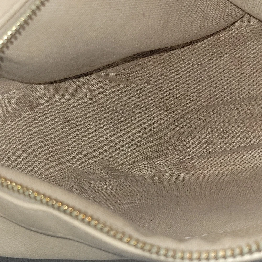 Mansur Gavriel Beige Leather Crossbody Shoulder Bag